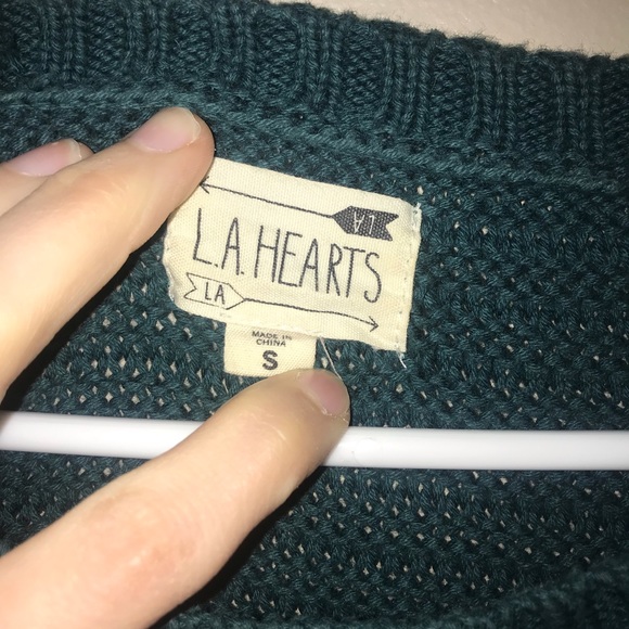 L. A. Hearts✨ Blue Knit Sweater✨ - Picture 3 of 8
